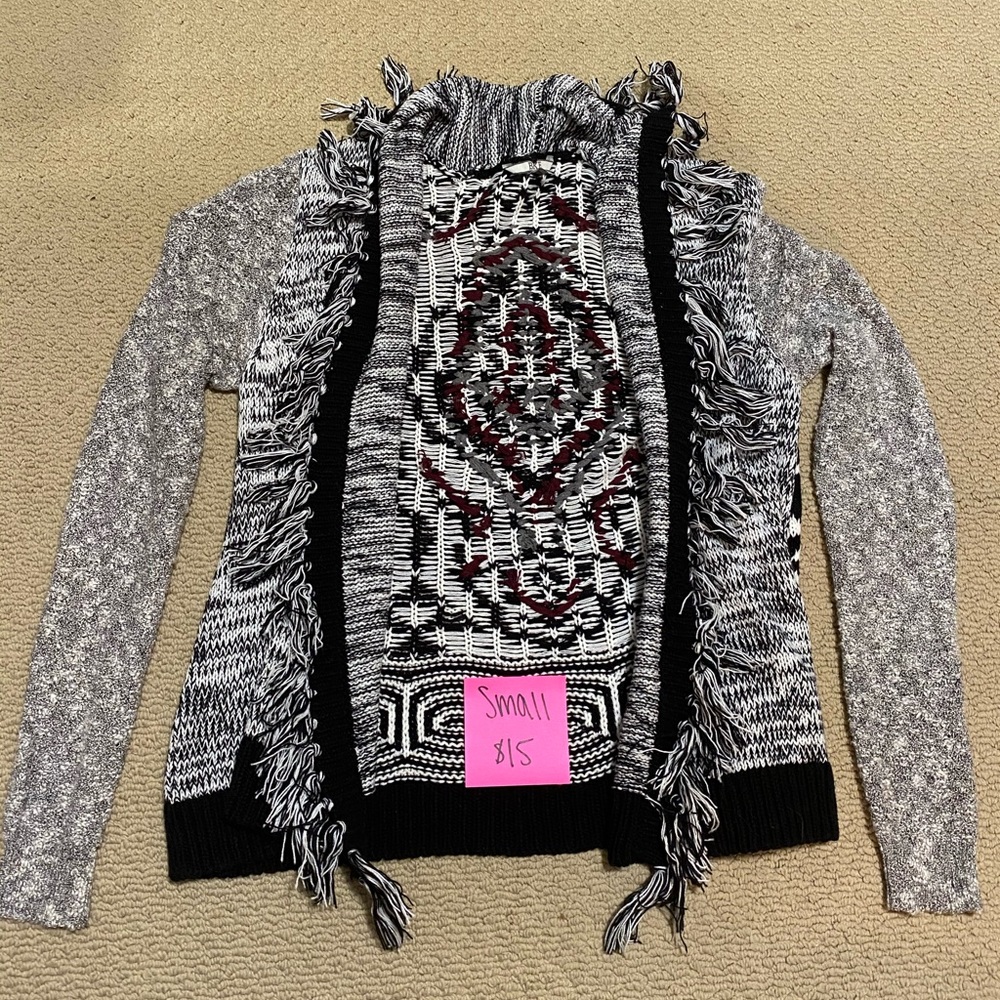 Buckle Cardigan Sweater